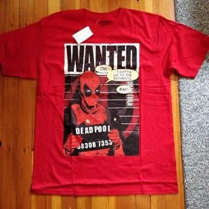NWT Men's Deadpool Graphic Tee